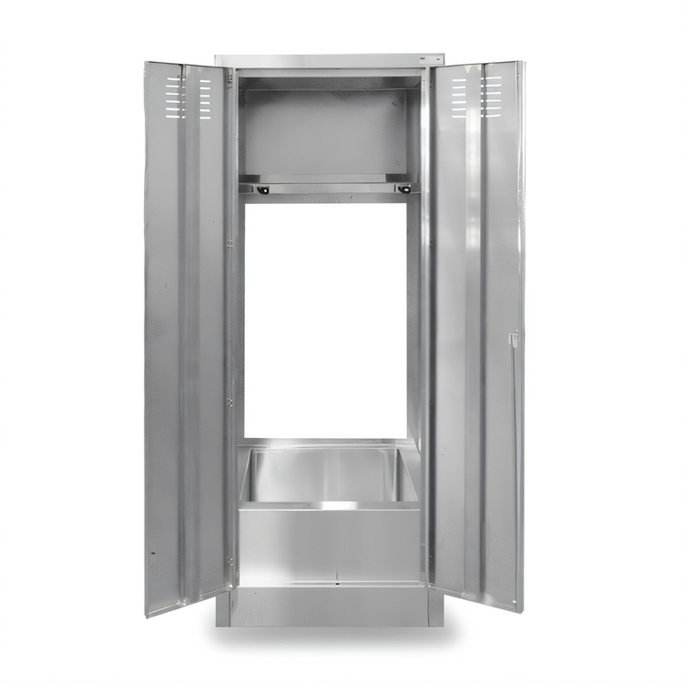 Product image #2 for John Boos 30-Inch Stainless Steel Janitor Cabinet with Integrated Mop Sink and Service Faucet