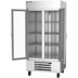 Thumbnail image #2 for Beverage-Air Horizon Series Two-Section Reach-In Freezer with Dual Glass Display Doors, 35.08 Cu. Ft., Bottom-Mounted Self-Contained Refrigeration