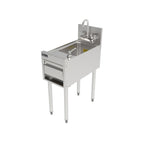 Thumbnail image #2 for Perlick Corporation Quick Ship TSF12HS-STK Freestanding Underbar Hand Sink, 12 x 24 in, Stainless Steel, Faucet, Soap & Towel Dispensers