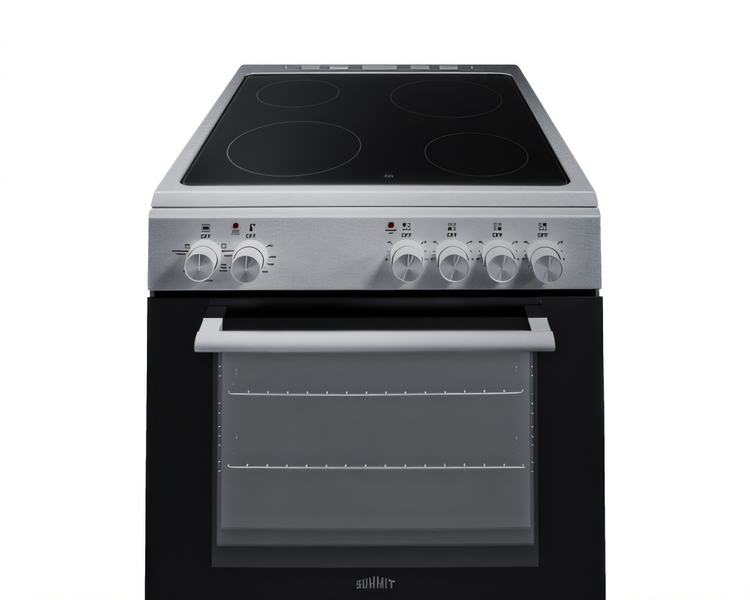 Product image #2 for Summit Appliance 24-Inch Slide-In Look Smooth-Top Electric Convection Range