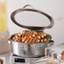 Thumbnail image #2 for Synergy 9 Qt Round Hammered Stainless Steel Chafer