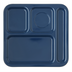 Thumbnail image #2 for Carlisle School 4-Compartment Melamine Tray, Right-Handed Flatware Pocket, 10-1/9