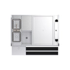 Thumbnail image #2 for Krowne Royal Series KRPT-54BRP-10 54-Inch Pass-Thru Underbar Ice Bin/Cocktail Station, Right Ice Bin, 10-Circuit Cold Plate, Dual Sinks