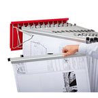 Thumbnail image #2 for Alpine Industries ADI617-RED Wall-Mount Pivot Rack, Red