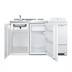 Thumbnail image #2 for Summit Commercial 60-Inch All-In-One Kitchenette with Electric Coil Range, Refrigerator/Freezer, Sink, and Storage Cabinet