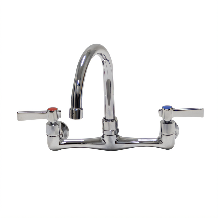 Product image #2 for Advance Tabco K-161 Heavy-Duty Lead-Free 6-Inch Gooseneck Splash Mount Faucet