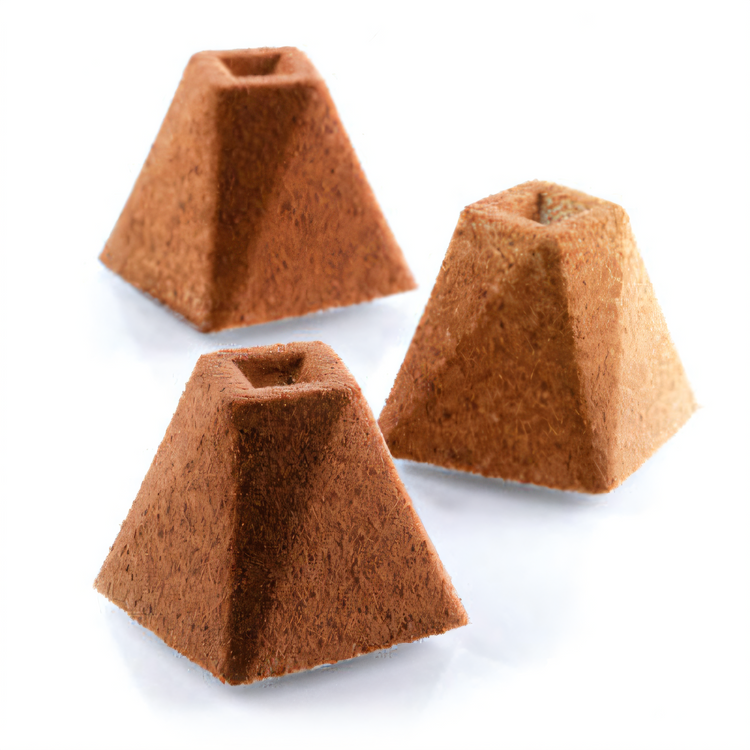 Product image #2 for Silikomart Mini Pyramid Silicone Mold, 77 Cavities, Black