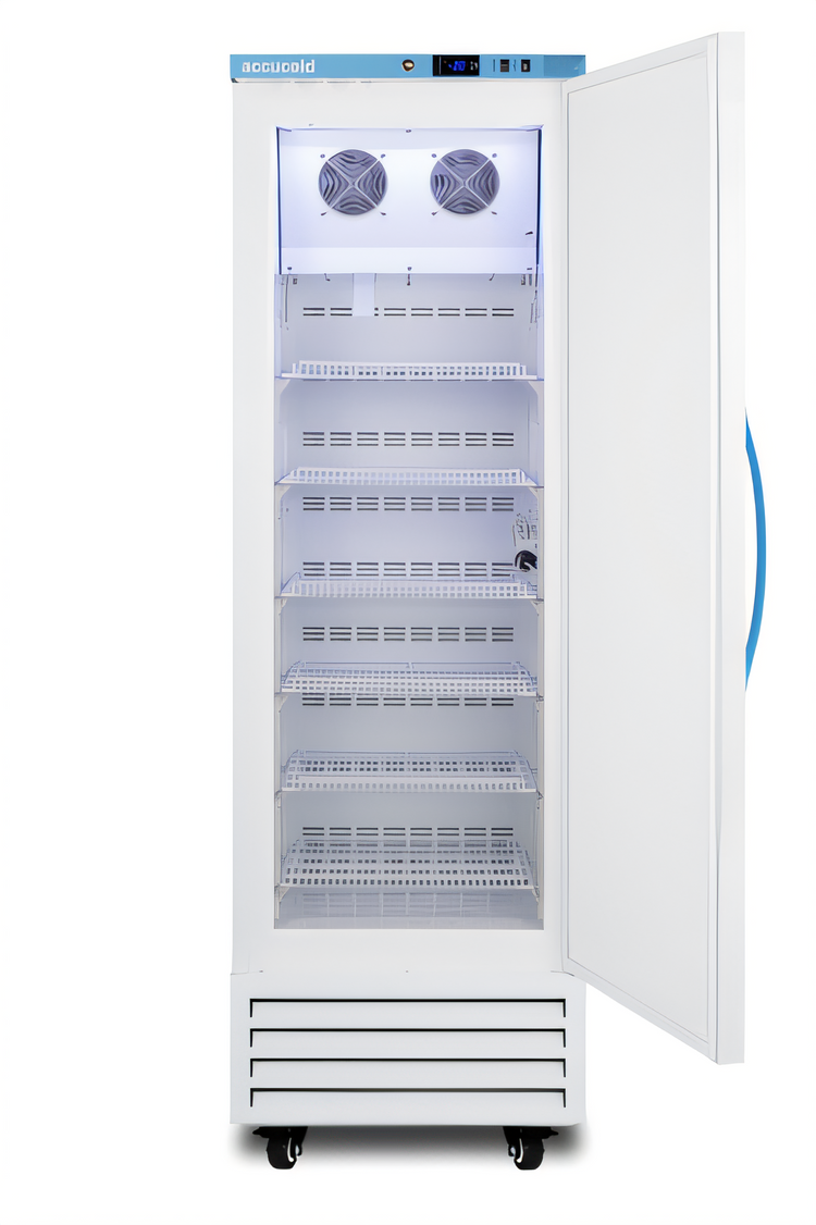 Product image #2 for Accucold Pharma-Vac 24 Inch Wide Upright Vaccine All-Freezer, 9.53 Cu. Ft., White, Self-Contained Bottom Mount