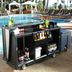 Thumbnail image #2 for Cambro CamBar Chicago Designer Decor Economy System Portable Bar with 80-lb Ice Sink and 7-Bottle Speed Rail