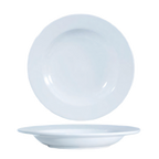 Thumbnail image #2 for Crestware Alpine White AL62 Round Ceramic Rim Soup Bowl, 15 oz, 11-1/2-inch