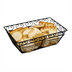 Thumbnail image #2 for Winco Rectangular Wire Bread/Fruit Basket, 9 x 5-7/8 x 3 Inch, Black