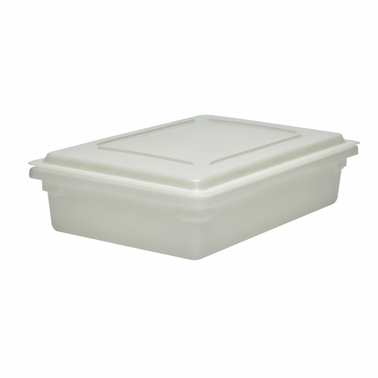 Product image #2 for Cambro 18 x 26 x 6 Inch Polyethylene Food Storage Container, 8.75 Gallon, Natural White