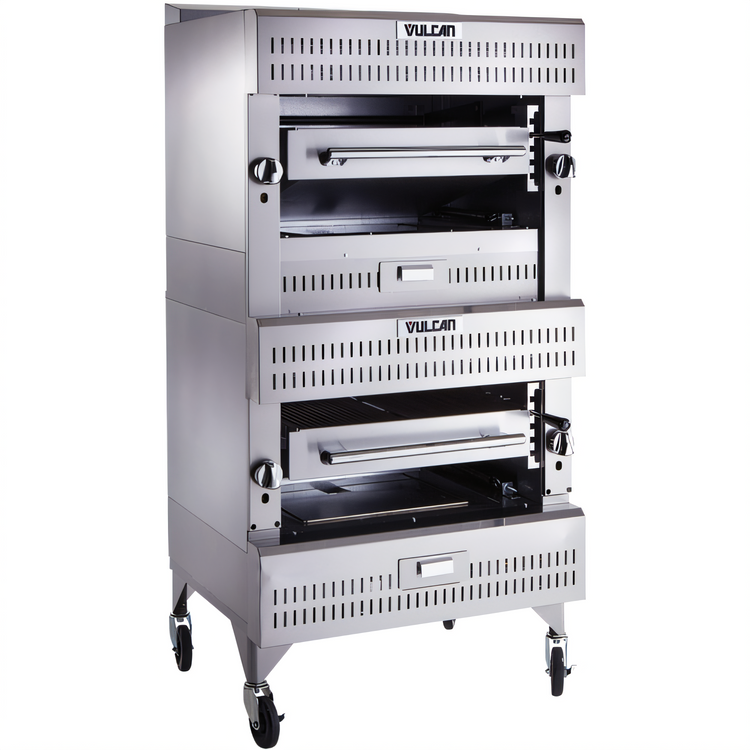 Product image #2 for Vulcan V Series Double Deck Ceramic Gas Upright Broiler, Range Match, 36-Inch