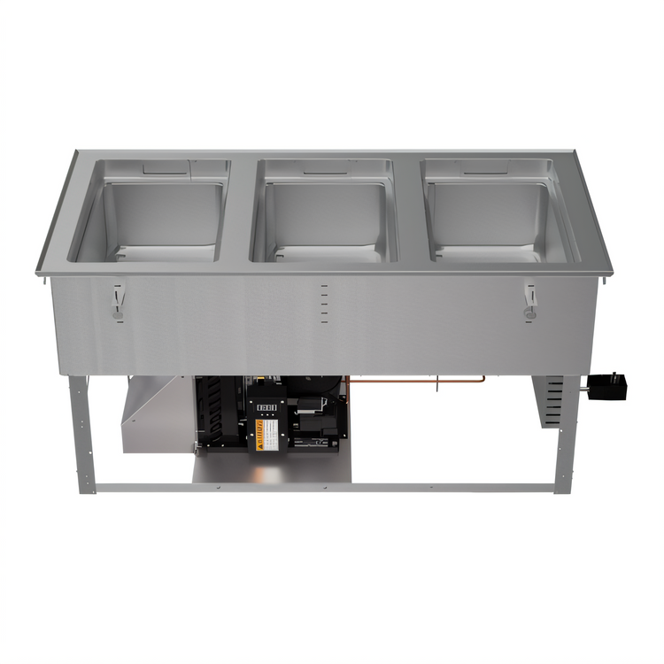 Product image #2 for Vollrath Hot/Cold/Frozen 1-Well Modular Drop-In Food Well with Auto Drain and Flat Flange, 120V