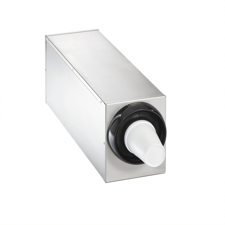Product image #2 for Vollrath Stainless Steel Countertop Single Cup Dispenser Cabinet with INC-80 Gasket Style Dispenser