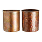 Thumbnail image #2 for American Metalcraft ACCH Hammered Antique Copper Metal Cup Case of 12