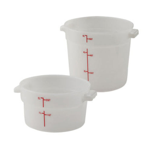 Product image #2 for Winco PPRC-12W Commercial Food Storage Containers Case of 12