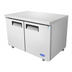 Thumbnail image #2 for Atosa Two-Section Undercounter Reach-In Refrigerator, 48-1/4 Inch W, 13.38 Cu. Ft., Solid Doors