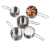 Thumbnail image #1 for American Metalcraft 1/3 Cup Short-Handled Stainless Steel Measuring Cup