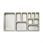 Thumbnail image #2 for Winco SPJP-204 1/2 Size Solid 4-Inch Deep 23-Gauge 18/8 Stainless Steel Steam Table Pan Case of 24