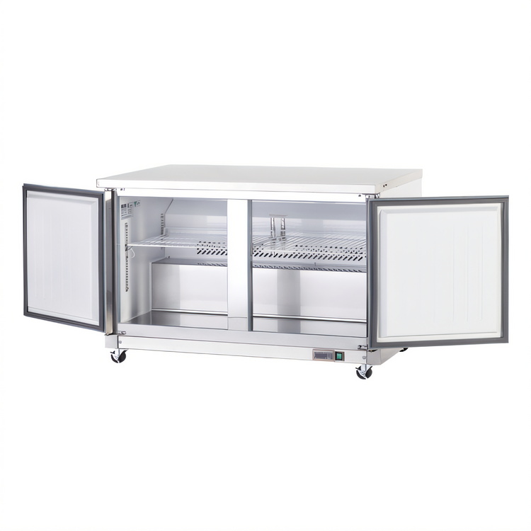 Product image #2 for Arctic Air AUC60F Two-Door Undercounter Worktop Freezer, 61-1/4 Inch, 15.5 Cu. Ft.