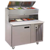 Thumbnail image #2 for Delfield LiquiTec 48-Inch Single-Section Refrigerated Pizza Prep Table with Raised Rails, 1 Door