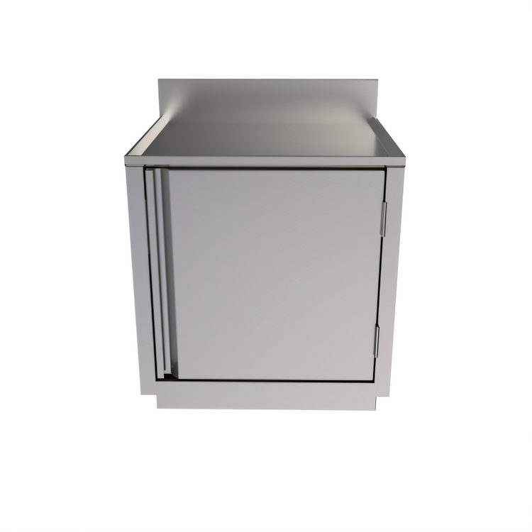 Product image #2 for BK Resources Call Series 24 x 21 Inch Flat Top Underbar Cabinet with Pedestal Base, Stainless Steel