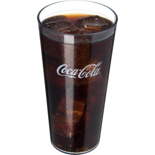 Product image #2 for Carlisle Coca-Cola 24 oz Clear Tapered Stackable SAN Tumbler