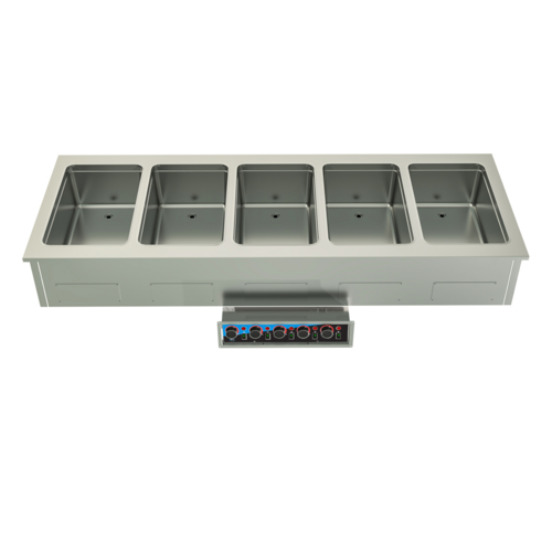 Product image #2 for BK Resources E-HP-5 5-Compartment Drop-In Electric Hot Food Well