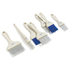 Thumbnail image #2 for CFS Brands Sparta® 4039214 3-Inch Flat Nylon Pastry Brush with Blue Plastic Handle Case of 12