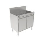 Thumbnail image #2 for Perlick Corporation Top Shelf TS30SC 30-Inch Freestanding Underbar Storage Cabinet with Pitched Drainboard Top, Stainless Steel