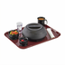Thumbnail image #2 for Cambro Camwear 15 x 20-Inch Rectangular Non-Skid Cafeteria Tray, Polycarbonate, Dark Cranberry