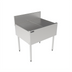 Thumbnail image #2 for Top Shelf TSF Series 30 Inch x 24 Inch Freestanding Underbar Drainboard with Backsplash