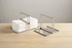 Thumbnail image #2 for American Metalcraft 6-Inch Weighted Stainless Steel Napkin Holder