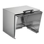 Thumbnail image #2 for Winco C-RCF Full-Size Solid Roll-Top Dome Food Pan Cover, 18/8 Stainless Steel, Heat-Resistant Handle Case of 2