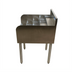 Thumbnail image #2 for BK Resources 4-Step Stainless Steel Underbar Liquor Bottle Display Unit, 24 x 21-1/4 x 32-1/2 Inches, Approx. 27-Bottle Capacity