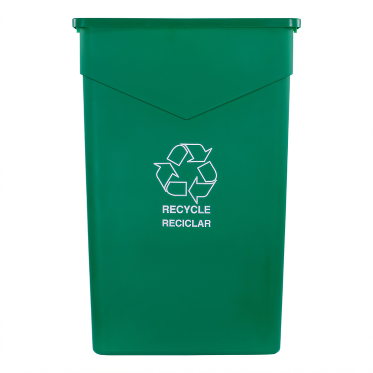Product image #2 for Trimline 23 Gallon Rectangular Open Top Recycling/Waste Container