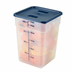 Thumbnail image #2 for Cambro CamSquare 22 Qt Translucent Polypropylene Square Food Storage Container with Handles