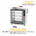 Thumbnail image #2 for Metro HotBlox Xpress S8 Pass-Thru Countertop Quick-Pick 4-Shelf Heated Holding Cabinet with Touchscreen Controls
