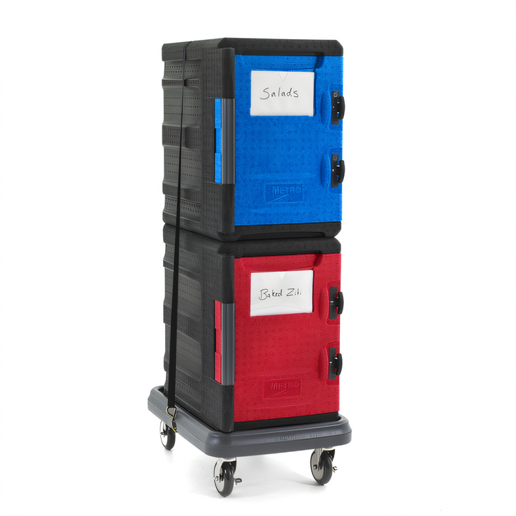 Product image #2 for Metro Mightylite Heated Front-Load Insulated Pan Carrier Cart, 12-Pan Capacity