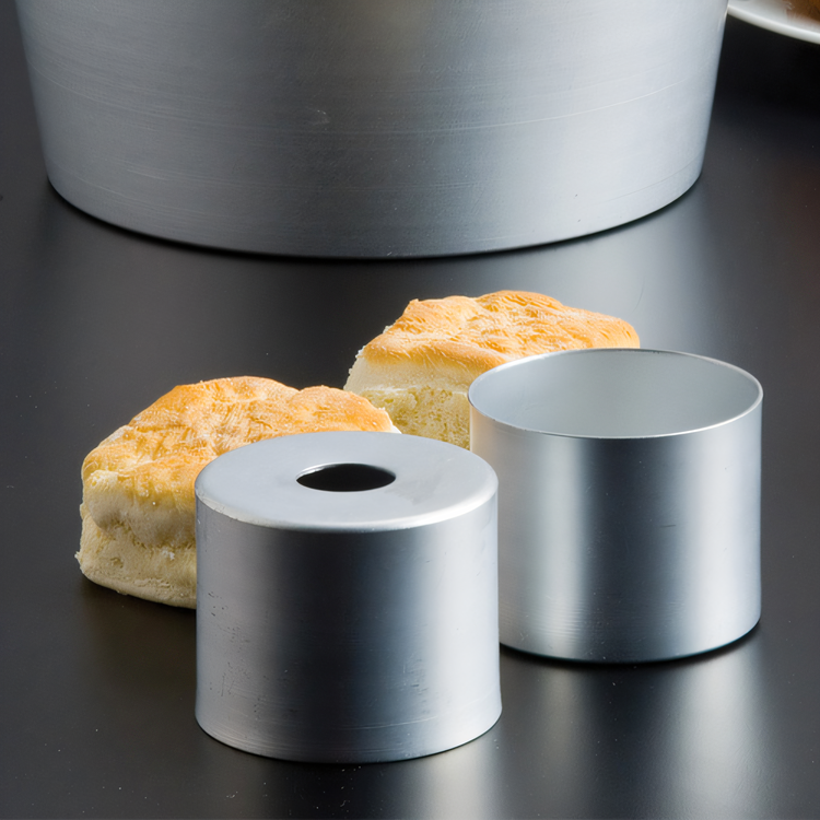 Product image #2 for American Metalcraft 3-Inch Round Biscuit Cutter, 2-1/2-Inch High, Satin Anodized Aluminum