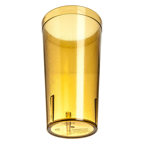 Product image #2 for Carlisle Stackable 20 oz Amber SAN Plastic Tumbler