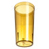 Thumbnail image #2 for Carlisle Stackable 20 oz Amber SAN Plastic Tumbler