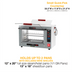 Thumbnail image #2 for Metro HotBlox Xpress S4 Pass-Thru Quick-Pick Countertop Hot Food Holding Cabinet with Touchscreen Controls