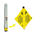 Thumbnail image #2 for Rubbermaid Commercial Products 30-Inch Yellow Wet Floor Pop-Up Safety Cone with Wall-Mounted Storage Tube