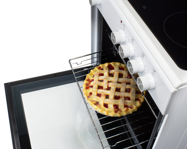 Product image #2 for Summit Appliance 24-Inch White Electric Smooth-Top Convection Range