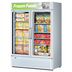Thumbnail image #2 for Turbo Air Super Deluxe Two-Section Glass Door Merchandiser Freezer, 39 Cu. Ft., Self-Contained, Bottom-Mount Compressor