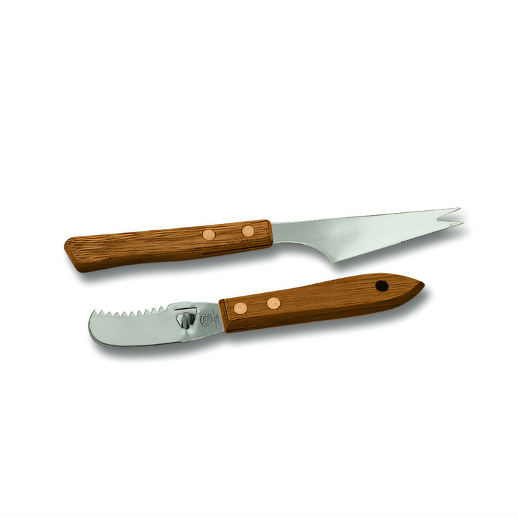 Product image #2 for American Metalcraft 6-Inch Lemon/Lime Peeler/Zester with Wooden Handle