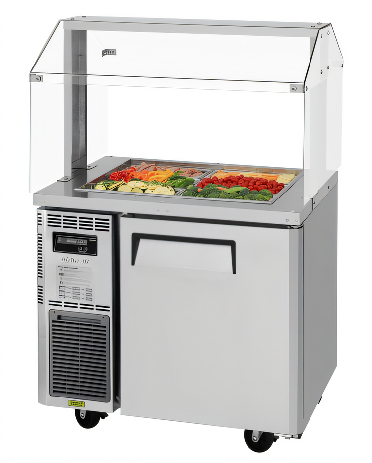 Product image #2 for Turbo Air J Series 36-Inch One-Section Refrigerated Buffet Table, 6-Pan, Self-Contained, 115V