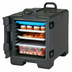 Thumbnail image #2 for Cambro Black Stackable Insulated Combo Carrier for Half-Size Sheet Pans and Food Pans